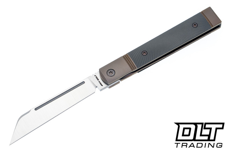 Jack Wolf Feelbetter Jack - Dark Blasted Starburst Titanium - Belt Satin S90V Blade