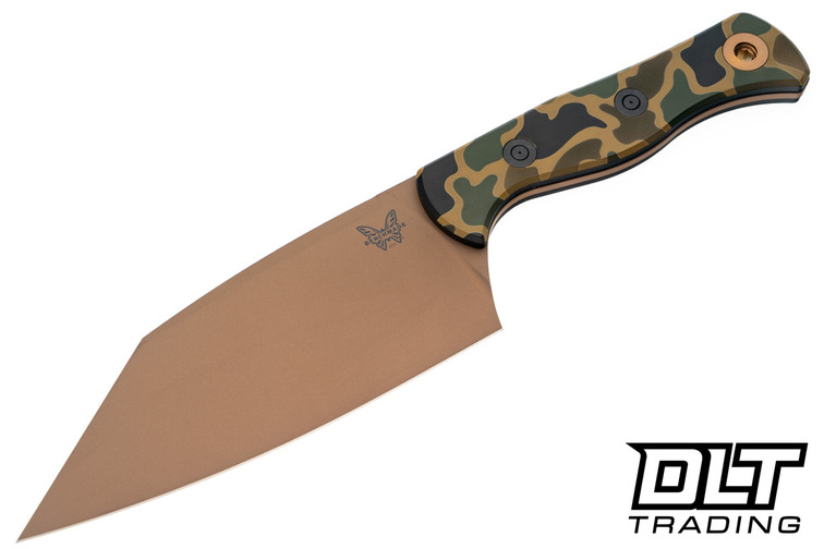 Benchmade Limited Edition Station Knife - Camo Cerakote Handle - Cerakote Blade