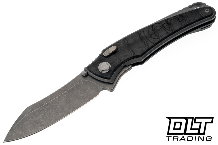 Hawk Knives Talon M390 - Titanium Handle - Uni Black FatCarbon Overlay
