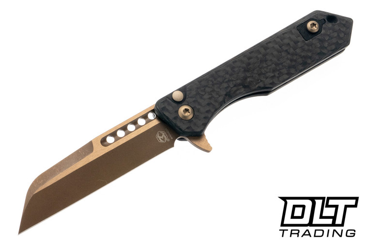 Heretic Jinn Manual - Bronze MagnaCut Blade - Bronze Hardware - Carbon Fiber Chassis