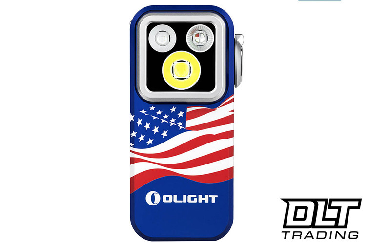 Olight Oclip Pro S Clip Flashlight - Stars & Stripes