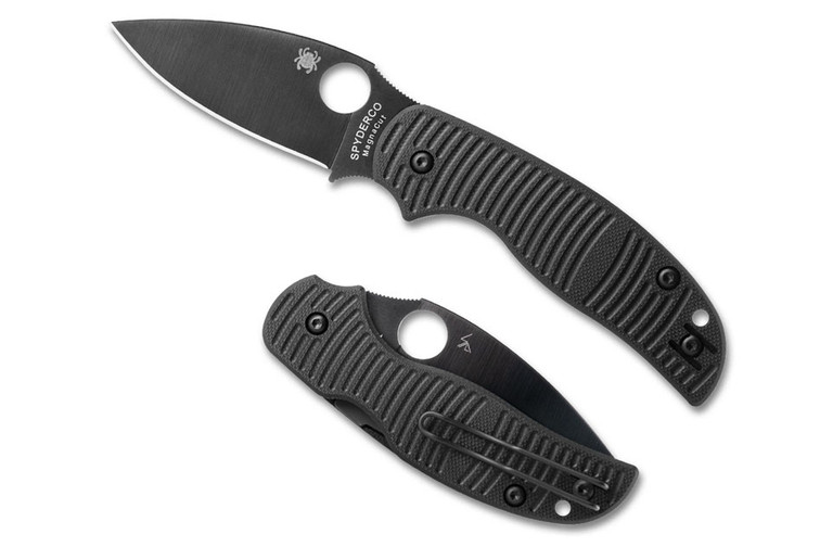 Spyderco Sage 5 Salt - Black G-10 - Black MagnaCut Blade