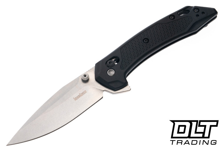 Kershaw Bonneville 6000 - Black GFN Handle - Stonewash 14C28N  Blade