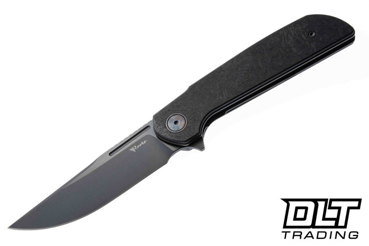 Reate Remedy - Satin DLC Elmax Blade - Black FatCarbon Glass