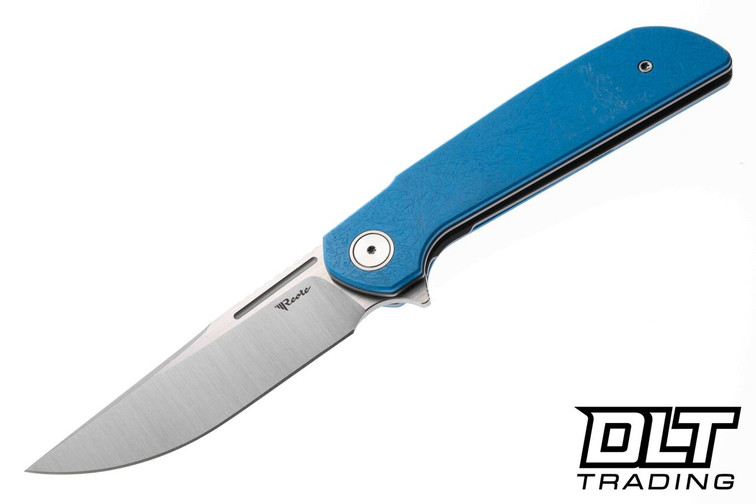 Reate Remedy - Satin Elmax Blade - Blue FatCarbon Glass