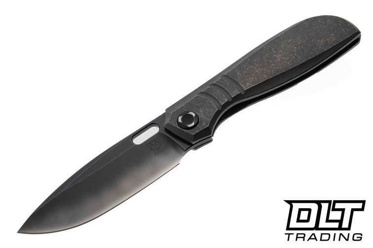 Poikilo Blade Gecko BS2 - Dark Stonewash Titanium - Dark Stonewash M398 Blade