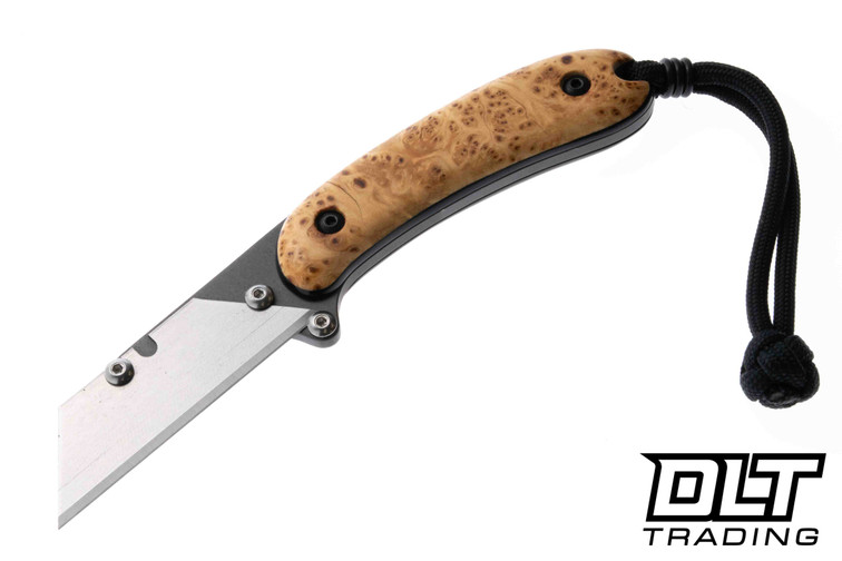 Banzelcroft MEK - Yellow Cedar Burl - Black Liner