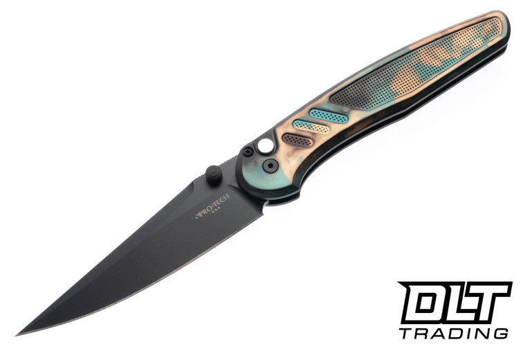 Pro-Tech Avalon - Shipwreck Anodized Aluminum - Black DLC MagnaCut Blade