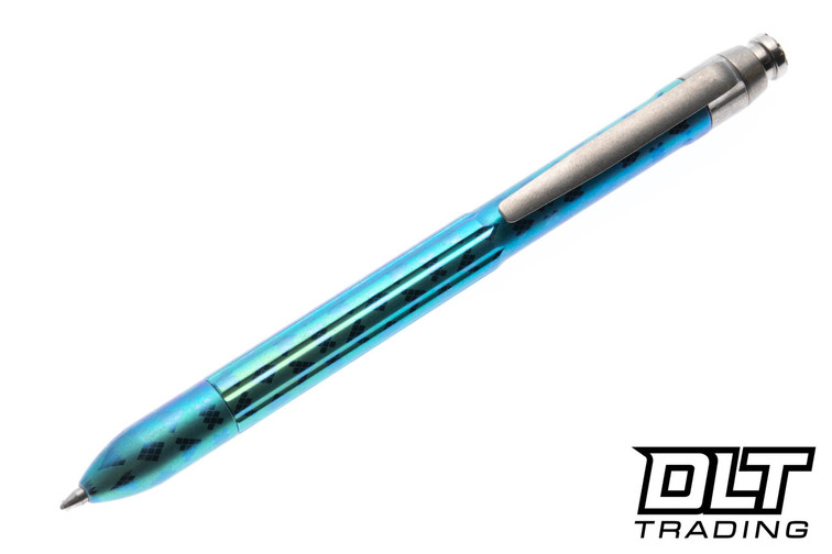 MachineWise ROTA Pen - Green Blue Fade Titanium #346