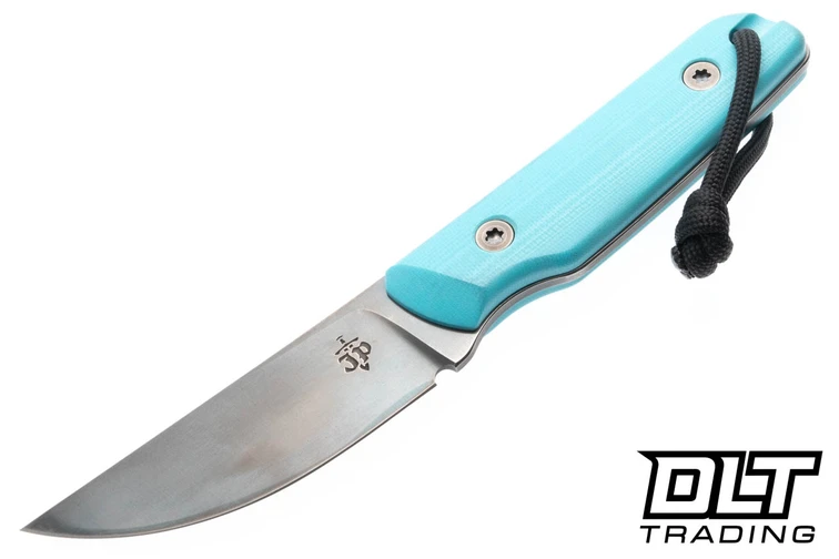 JP Bladesmithing Shinobi XL AEB-L - Turquoise G-10 Handle