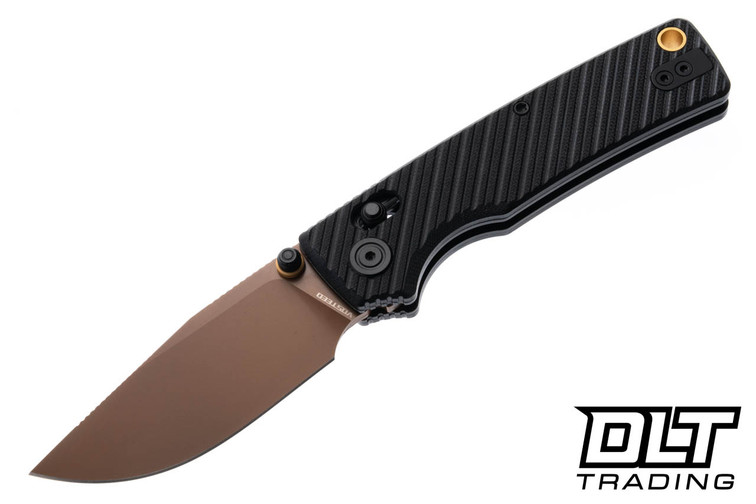 Vosteed Porcupine ModSwap - Textured Black G-10 - Copper Dune 154CM Blade