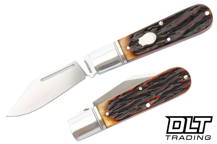 RoseCraft Blades Loosahatchie Jack - Dapper Jigged Bone - Satin