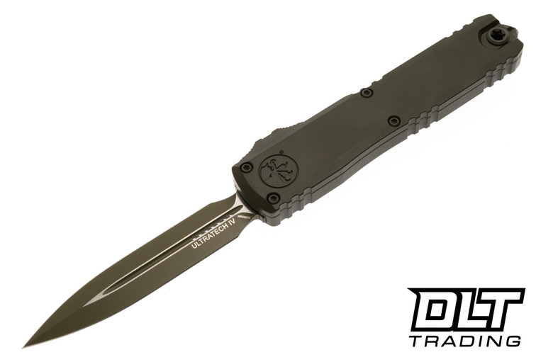 Microtech Ultratech Gen IV - Mag Pull OD Green Handle - Bazooka Blade - 11224-1MPOD-C10Z21