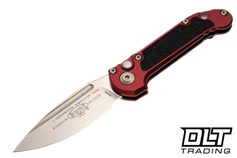 Microtech LUDT Gen III - Merlot Handle - Stonewashed Blade - 1135-10MR