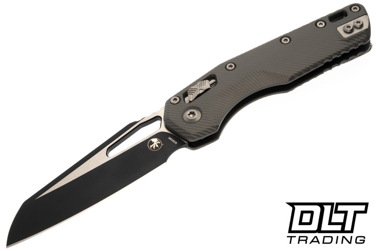 Microtech MSI S/E - Black Fluted Handle - Natural Clear Blade - 210-1FLNC