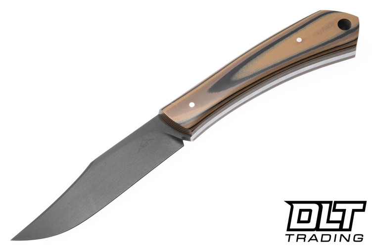 Hammer Down Forge Companion - Earth Tone Layered G-10 - Black Leather