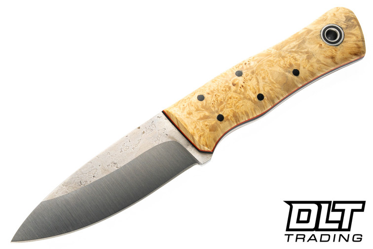 Fiddleback Forge Monarch - Box Elder - Tapered O1 Blade