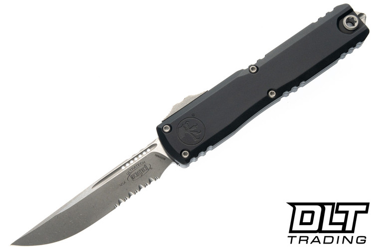 Microtech Ultratech ZBP S/E - Black Handle - Apocalyptic Blade - 1121-11AP