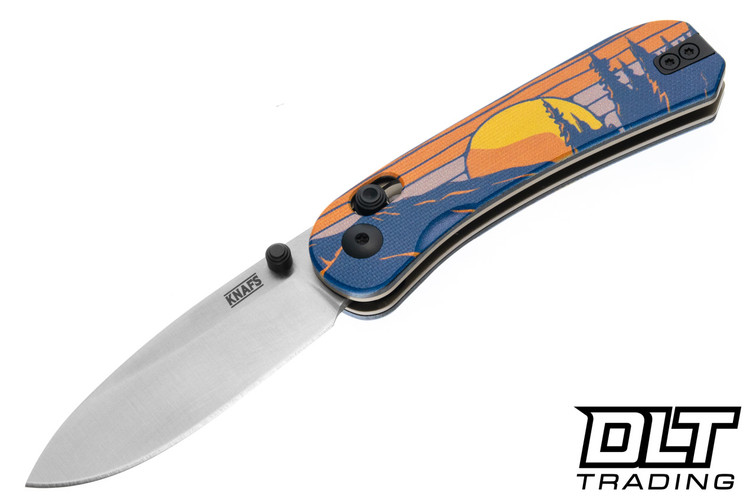 KNAFS Lander 3 - Timberline G-10 - Gray Stonewash S35VN Blade