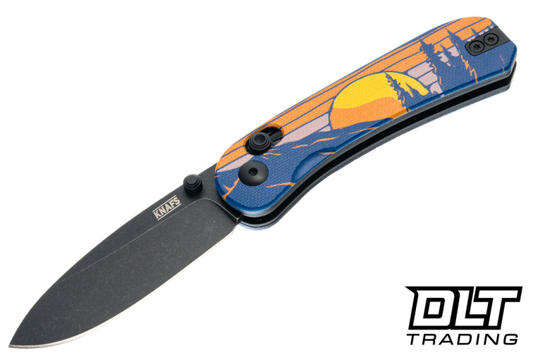 KNAFS Lander 3 - Timberline G-10 - Black Stonewash S35VN Blade