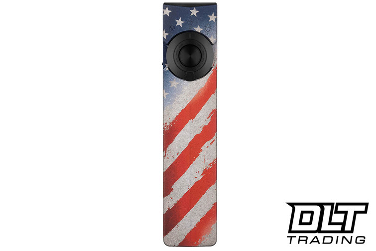 Olight ArkPro Long-Lasting Flat Unibody EDC Flashlight with Dual Charging and 4 Light Sources - Stars & Stripes