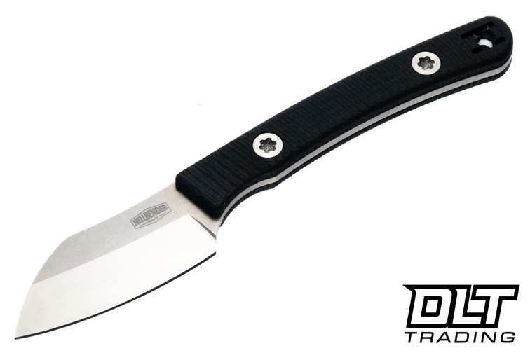 Hellbender Newt - Black G-10 - Tumbled MagnaCut Blade