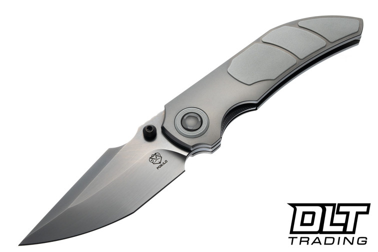 Poikilo Blade CK Casque - Titanium - White Triple Inlay - Pearlescent Stonewash M398 Blade