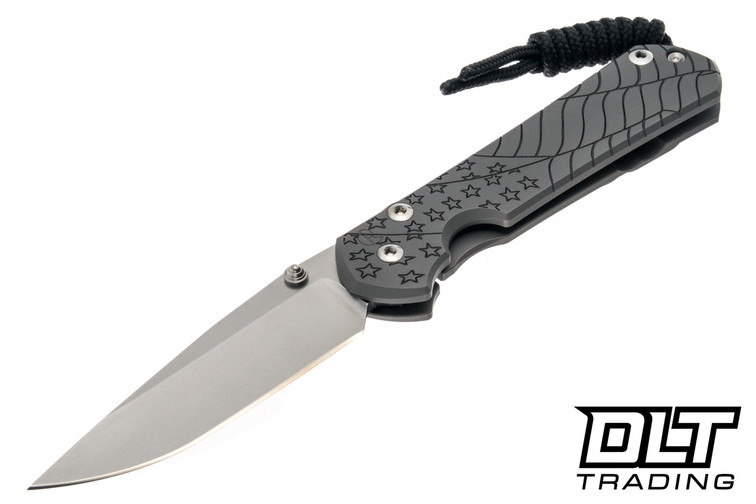 Chris Reeve Small Sebenza 31 - Glass Bead Blasted - CGG Forever Flag