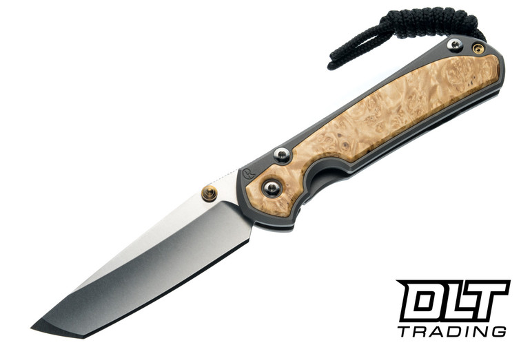 Chris Reeve Small Sebenza 31 - Tanto - Box Elder Inlay - #39