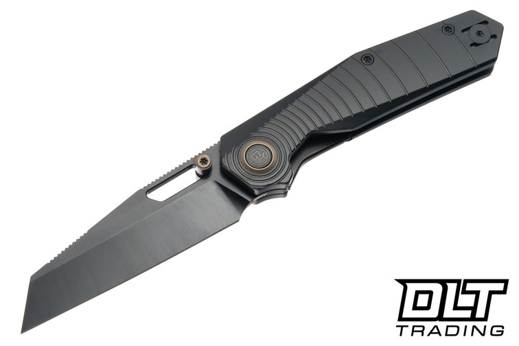 Divo Knives Smallboy - Milled DLC Titanium - S90V DLC Blade