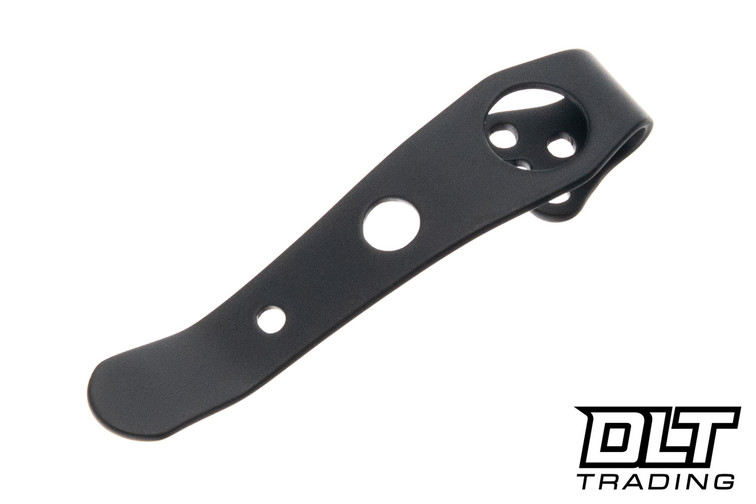 Lynch Northwest Spyderco Smock Clip - Black Cerakote