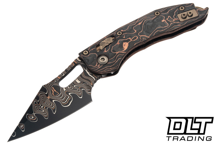 Microtech Stitch Ram-Lok - Live Wire Carbon Fiber - Bronze