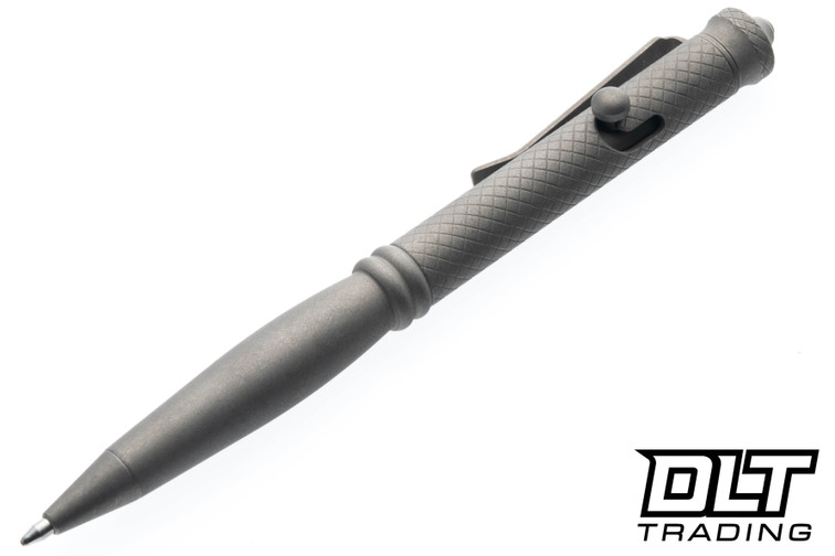 Bestechman Scribe - Grey Titanium with Glass Breaker & Carabiner
