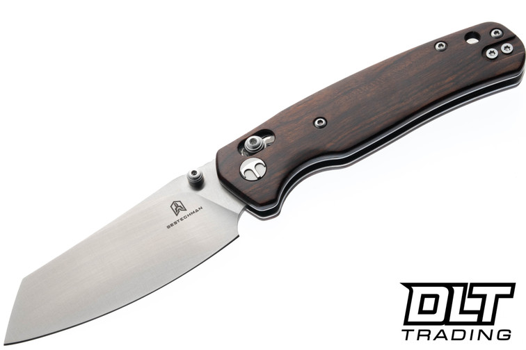 Bestechman Cicada's Wing - Desert Ironwood - Satin 10Cr15MoV Blade