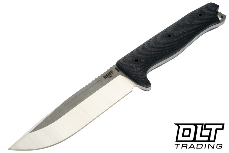Reiff Vicon - Saber - Two Tone MagnaCut Blade - Black G-10 - Black Kydex Sheath