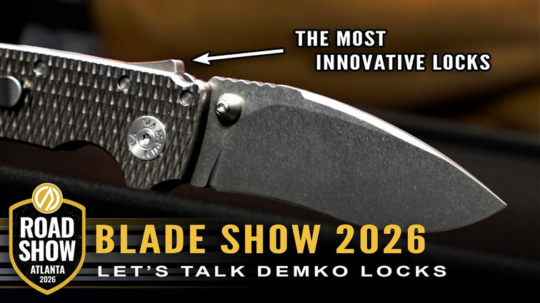 Demko Knives at Blade Show 2026: Tri-Ad, Scorpion & Shark Lock