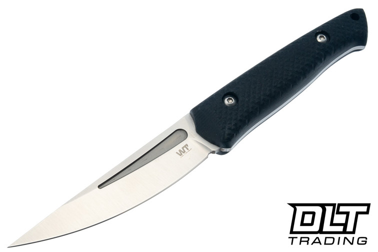 WTG Nijukko Gen 2 - AEB-L Satin Blade - Black Gator Grip - Black Carbon Fiber Kydex