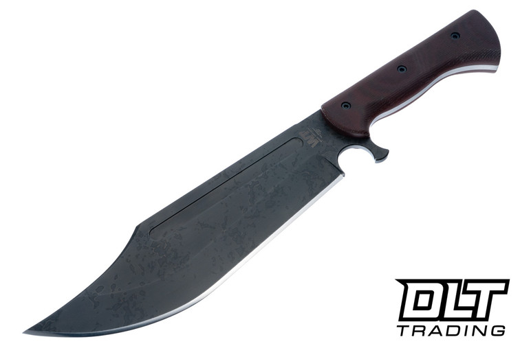 WTG V-44X Gen 3 - SK85 Hand Rub APO Finished Blade - Brown Canvas Micarta - OD Green Kydex