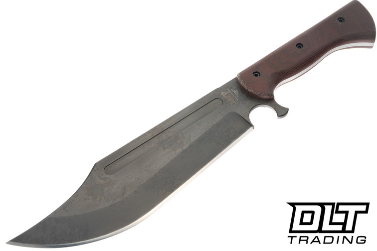 WTG V-44X Gen 3 - SK85 Hand Rub APO Finished Blade - Natural Canvas Micarta - Black Kydex