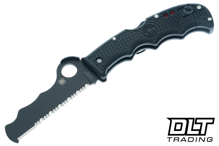 Spyderco Rescue Assist - Black - Black Blade (Insiders)