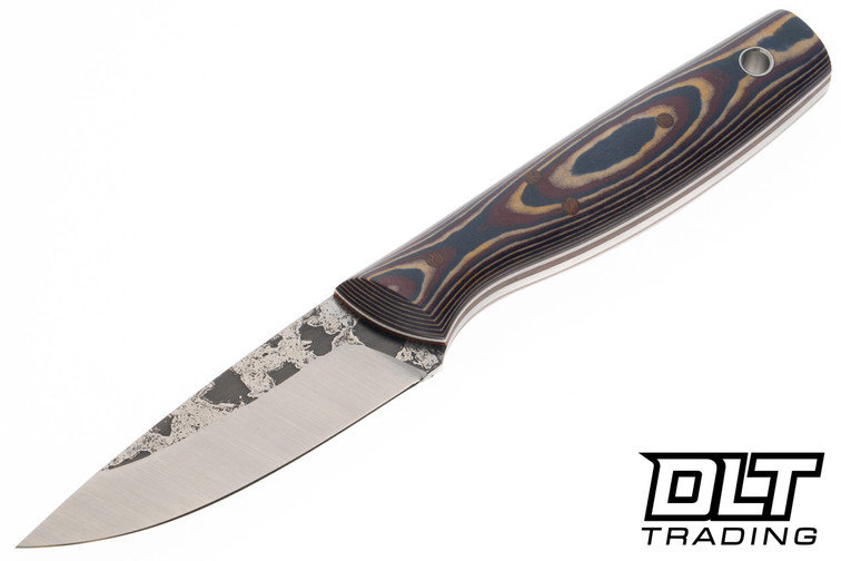 Warlander Fletcher - Britanica Richlite - Natural & White Liners - Micarta Pins