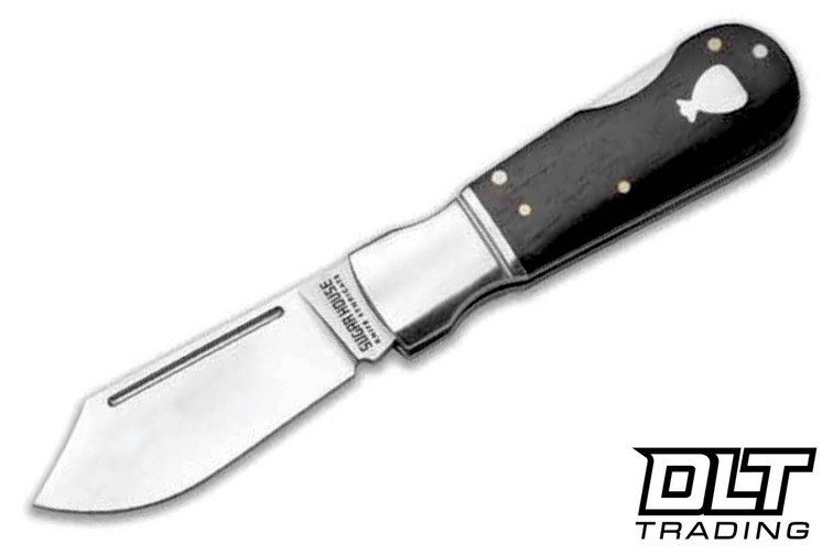 Finch Sugar House Knife Syndicate - Pretty Boy Blackjack - Sandalwood - Satin 14C28N Blade