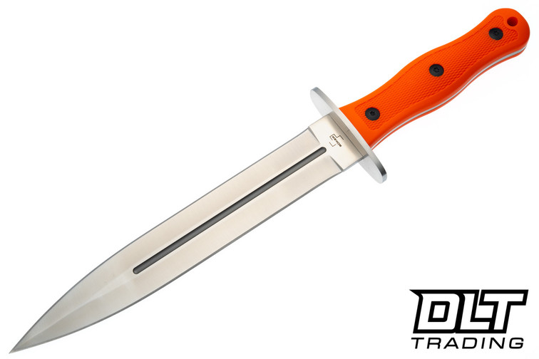 Boker Plus HL Boar Dagger - Orange TPR - Fixed 440C Dagger Blade