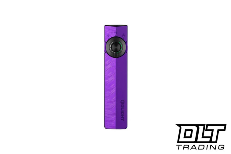 Olight ArkPro Flat Unibody EDC Flashlight with Multi-Light Sources - Nebula Violet - Cool White LED