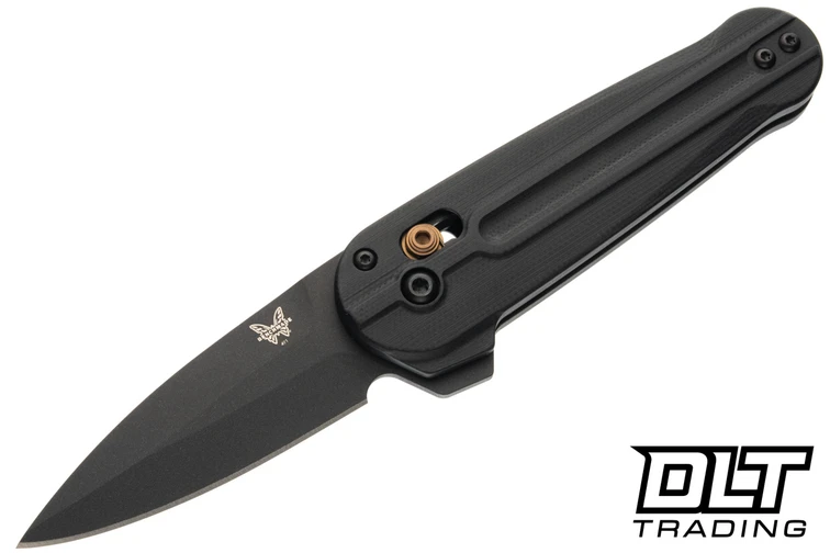 Benchmade Lowden 491BK-02 - Black G-10 - Black Spear Point S90V Blade