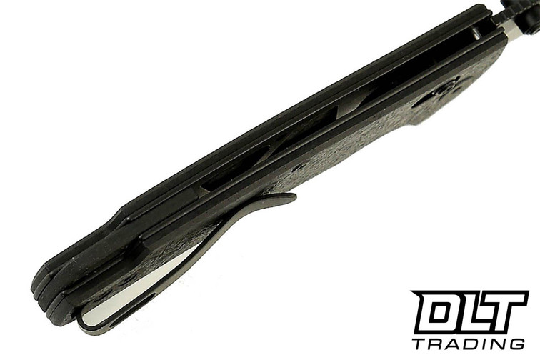 Reate Horizon X - Black Glass FatCarbon - Black PVD Nitro-X7 Tanto Blade