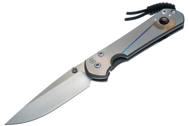 Chris Reeve Large Sebenza 31 - Unique Graphic - Cabochon Inlay - #42