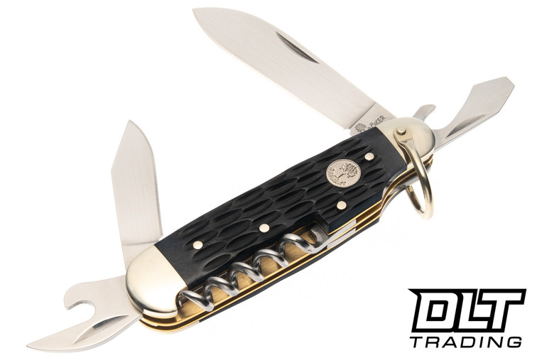 Boker Treebrand Camp Knife - Black Jigged Bone