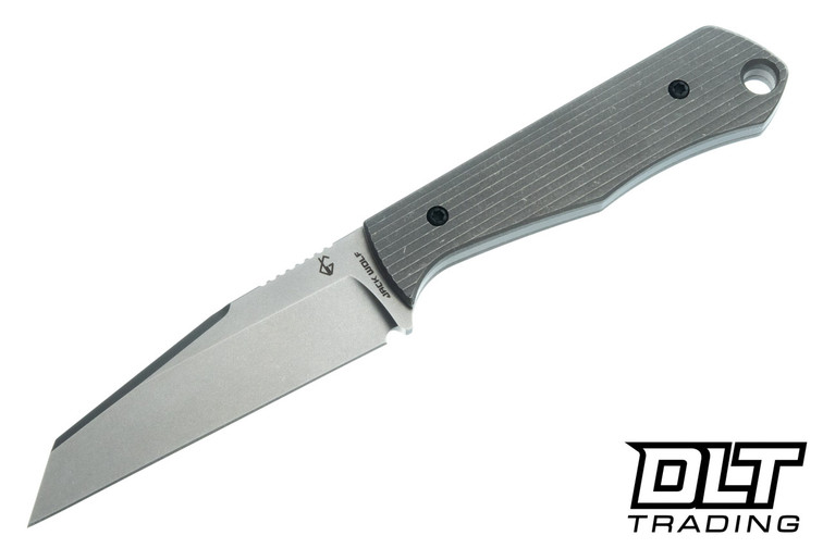 Jack Wolf Collusion USA - Pacific Stripe Titanium - Zirblast & Stonewash Cru-Wear Blade