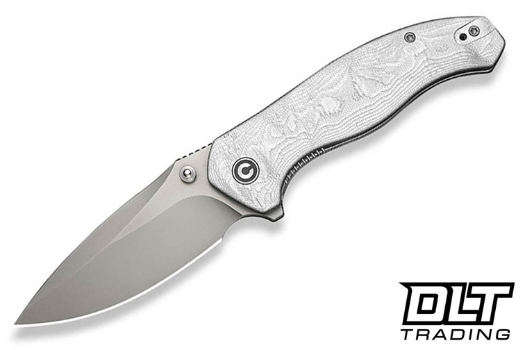 Civivi Vyrent C25037B-1 - Contoured Aluminum Foil G-10 - Stonewashed Nitro-X7 Blade